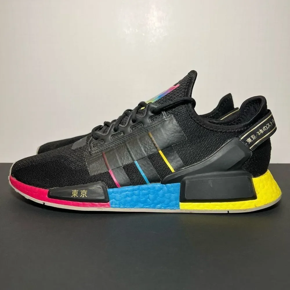 Mens ADIDAS NMD R1 V2 Tokyo Nights Athletic Sneakers / Size 11.5 - Picture 3 of 10